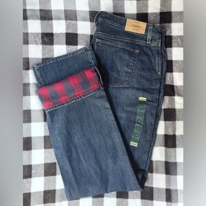 LL Bean Classic Fit Flannel Lined 1912 Jeans NWT Size 18